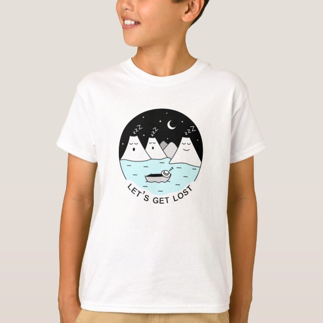 Camiseta Volcanes dormidos (Anverso)