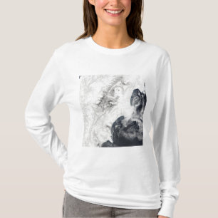 Camiseta Volcanes en península de Kamchatka central