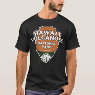 Camiseta Volcanes Hawai Parque Nacional Estilo Clásico Flec