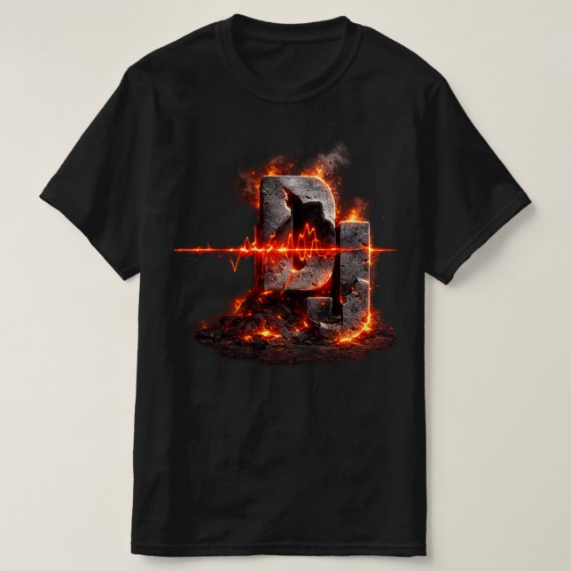 Camiseta Volcanic Pulse DJ (Diseño del anverso)