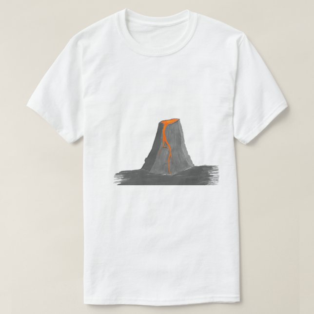 Camiseta VolcanoDrawing (Diseño del anverso)