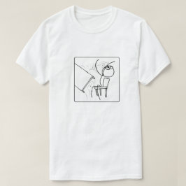 Camiseta Volcar un meme de tabla