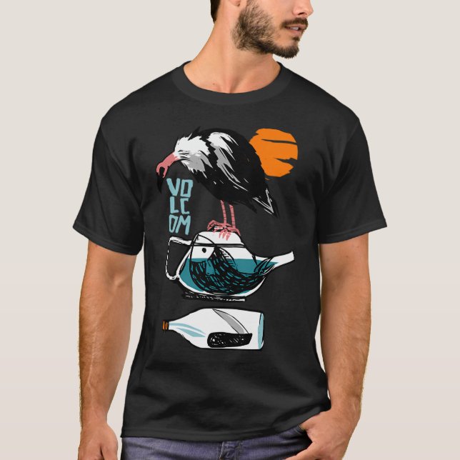 Camiseta volcom vintage buitre desierto (Anverso)