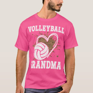 Camiseta Voleibol Abuela Leopard Shirt Gracioso Voleibol