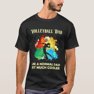Camiseta Voleibol acuarela como un regalo normal