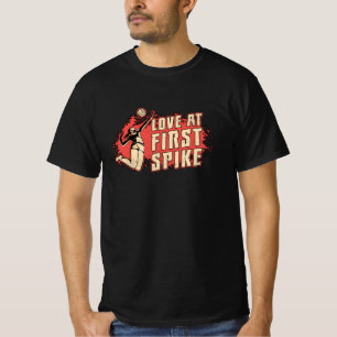 Camiseta Vóleibol Amor En Jugador De Voleibol De Primera Hu
