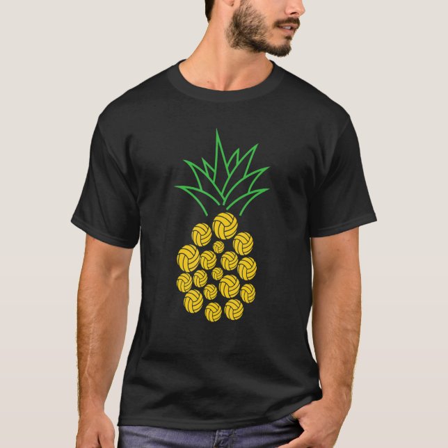 Camiseta voleibol ananas chicas adoran el voleibol lo mejor (Anverso)