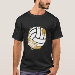 Camiseta Voleibol Ball Deportes Flor Equipo Coach Beach Vol