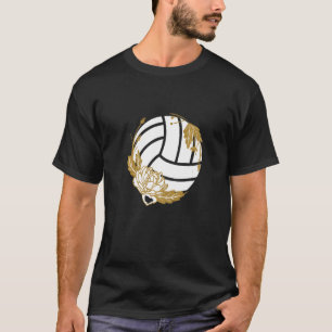 Camiseta Voleibol Ball Deportes Flor Equipo Coach Beach Vol