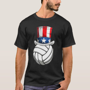 Camiseta Voleibol Bandera de EE. UU. Vball Playa  Voleibol 