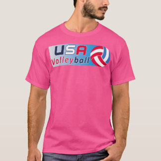 Camiseta Voleibol Bandera De Estados Unidos
