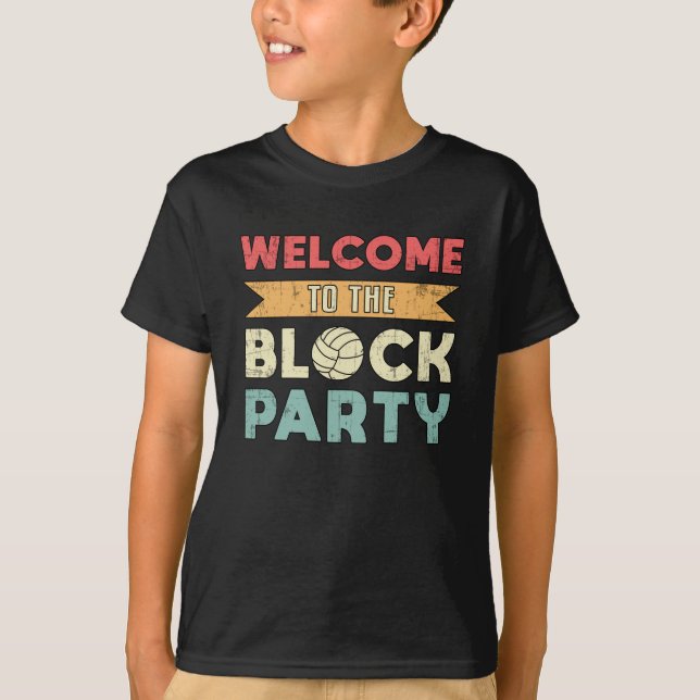 Camiseta Voleibol Bienvenidos Al Ball Beach Block Fiesta (Anverso)