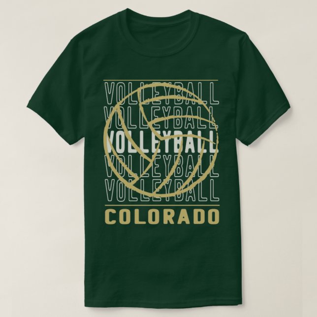 Camiseta Voleibol Colorado (Diseño del anverso)