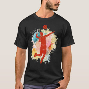 Camiseta Voleibol Colorido Para Los Adolescentes Chicas Vol