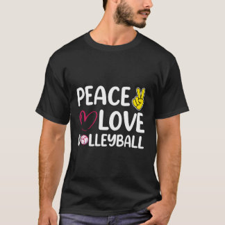 Camiseta Voleibol con amor por la paz Voleibol