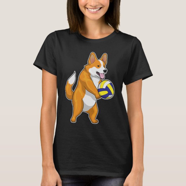 Camiseta Voleibol Corgi (Anverso)
