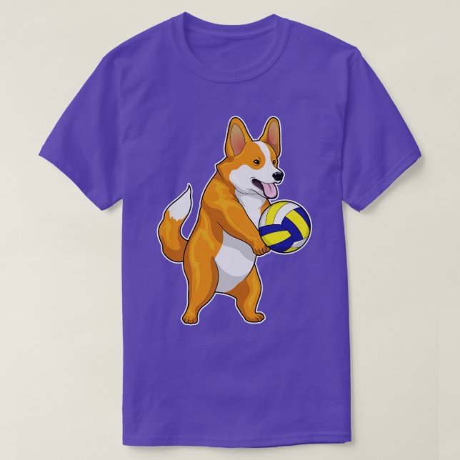 Camiseta Voleibol Corgi (Diseño del anverso)