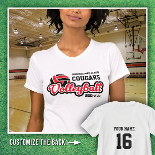 Camiseta Voleibol Cougars del Parque de la Creekside Blanca