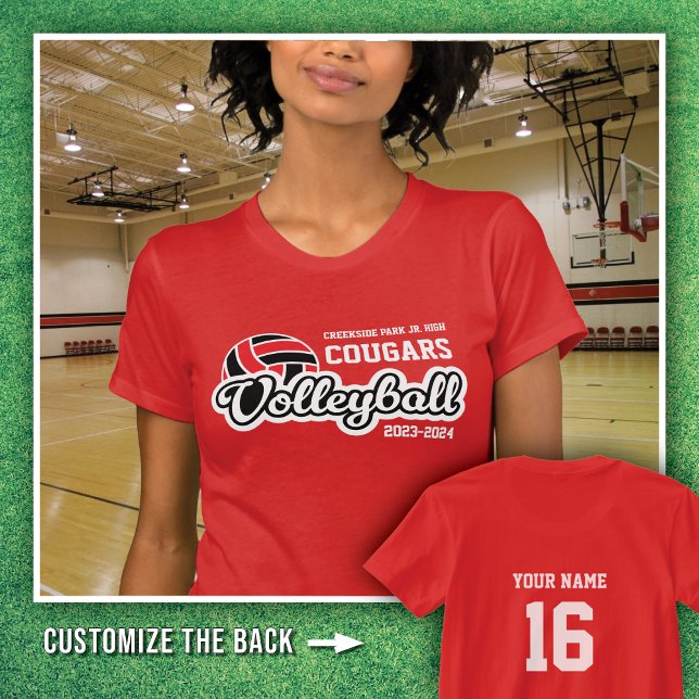 Camiseta Voleibol Cougars del Parque Red Creekside 2023-202 (Subido por el creador)