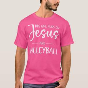 Camiseta Voleibol cristiano y Chicas Jesús Voleibol