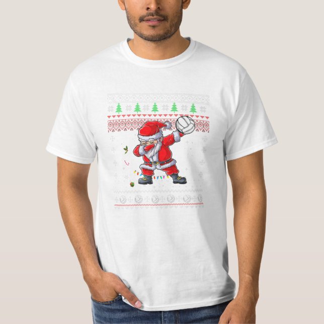 Camiseta Voleibol Dabbing Santa Navidades (Anverso)