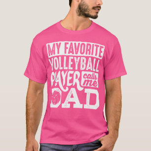 Camiseta Voleibol Dad Hombres Voleibol Lover Voleibol Pla