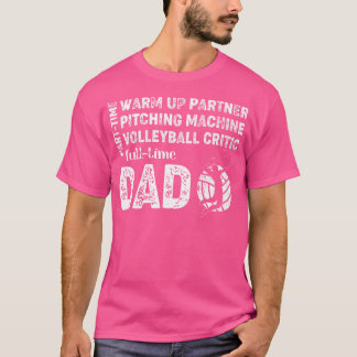 Camiseta Voleibol Dad Part Time Warm Partner Full Time