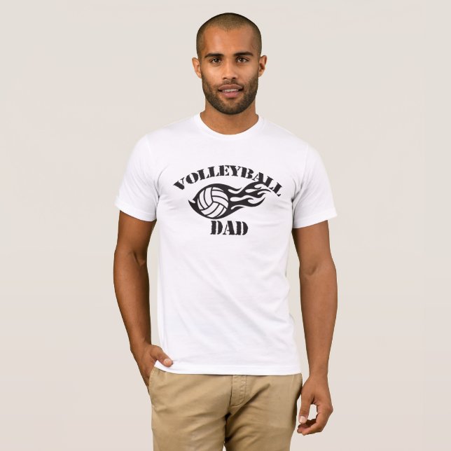 Camiseta Voleibol Dad Tee (Anverso completo)