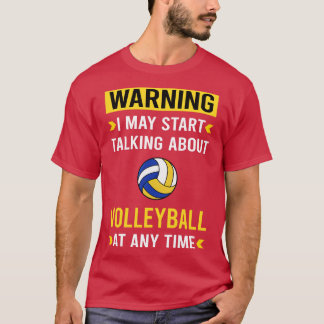 Camiseta Voleibol de advertencia