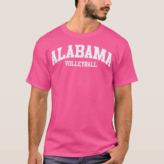 Camiseta Voleibol de Alabama - Casa de Estado de Alabama (Anverso)