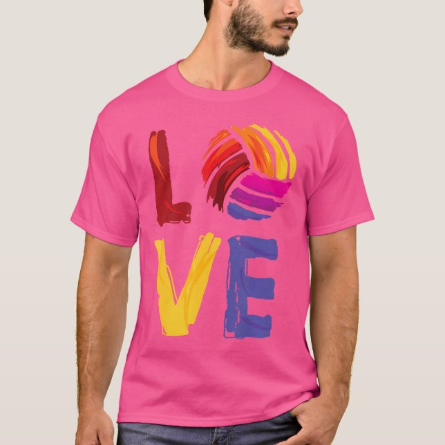Camiseta Voleibol de amor (Anverso)