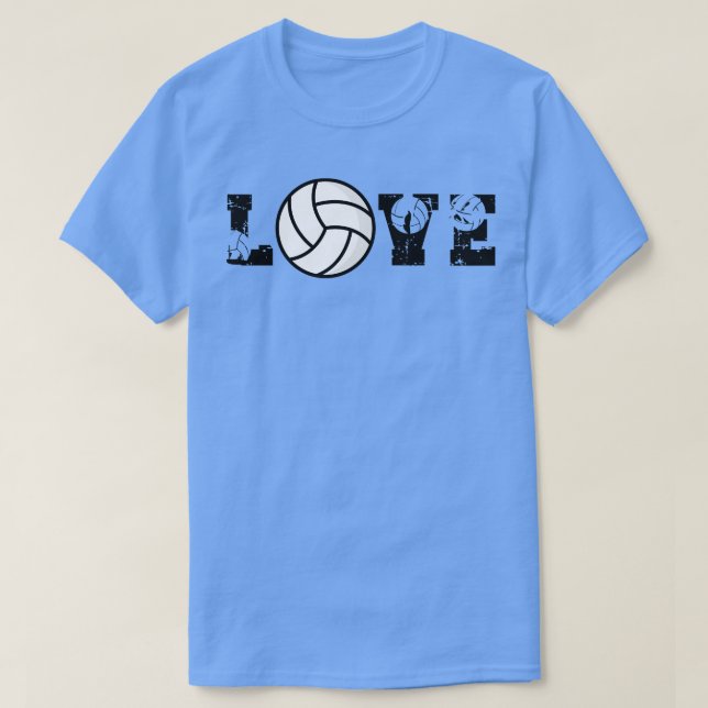 Camiseta Voleibol de amor 1 (Diseño del anverso)