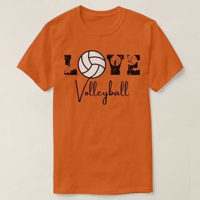 Camiseta Voleibol de amor 11 (Diseño del anverso)