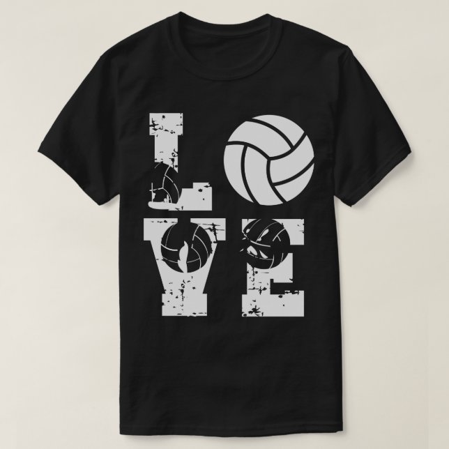 Camiseta Voleibol de amor 27 (Diseño del anverso)