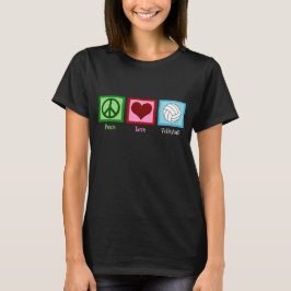 Camiseta Voleibol de amor por la paz