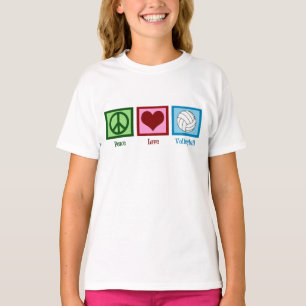 Camiseta Voleibol de amor por la paz