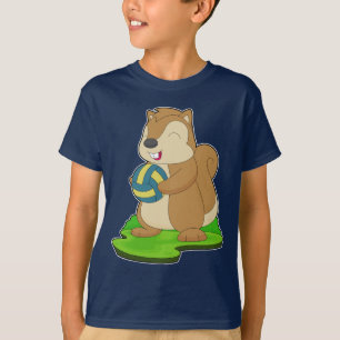Camiseta Voleibol de ardilla