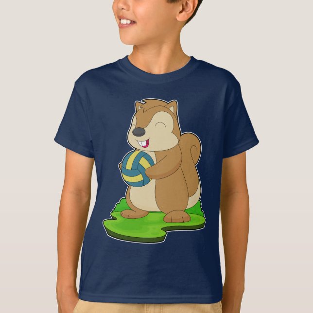 Camiseta Voleibol de ardilla (Anverso)