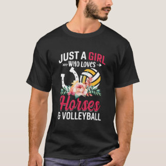 Camiseta Voleibol de Caballos Solo Un Quien Ama