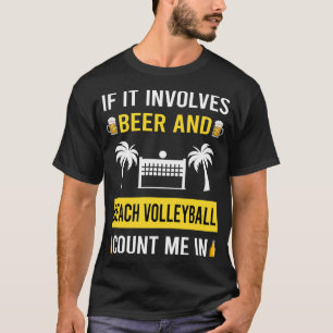 Camiseta Voleibol De Cerveza Y Playa