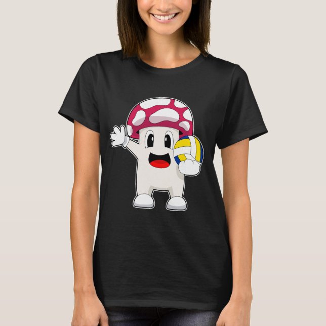 Camiseta Voleibol de champiñones (Anverso)