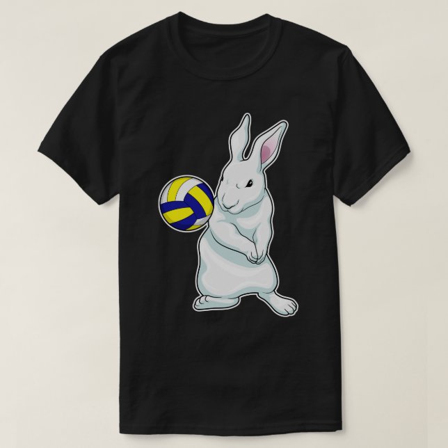 Camiseta Voleibol de conejo (Diseño del anverso)