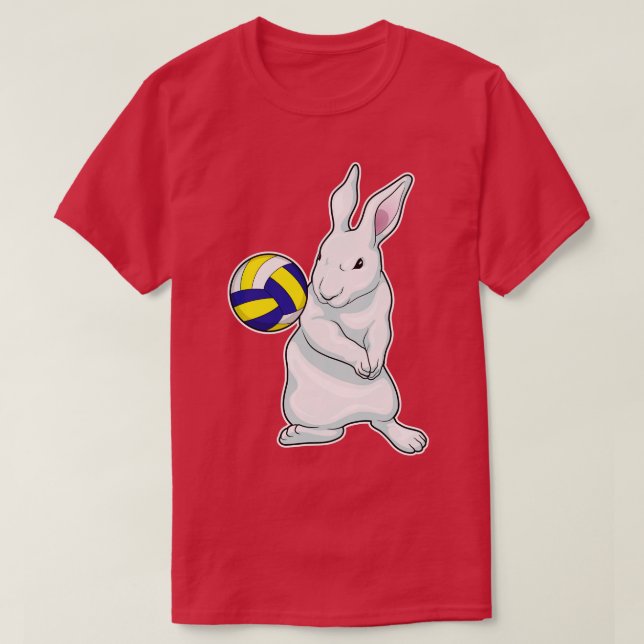 Camiseta Voleibol de conejo (Diseño del anverso)