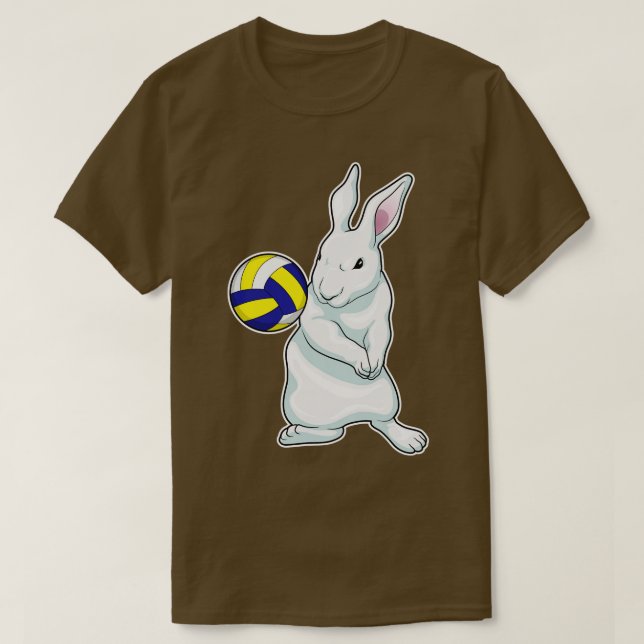 Camiseta Voleibol de conejo (Diseño del anverso)