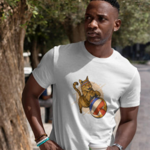Camiseta Voleibol de gato