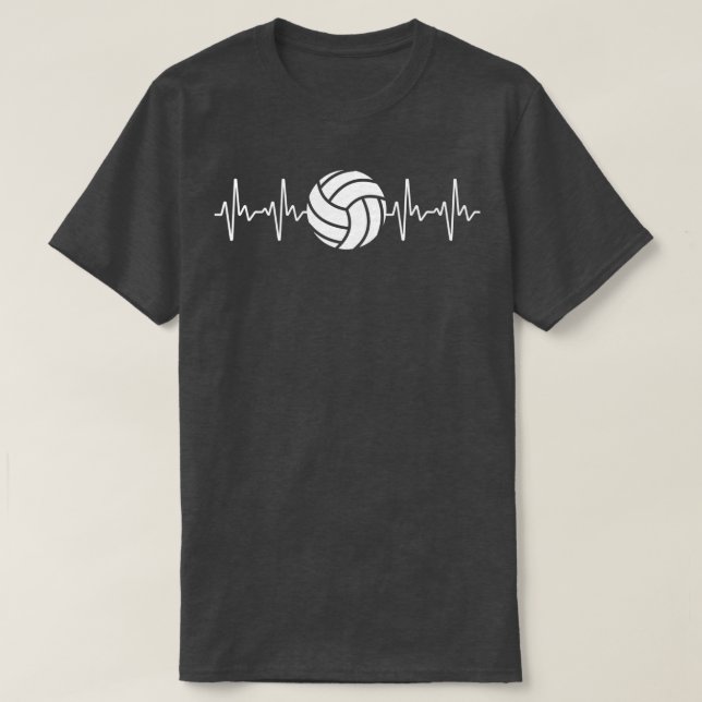 Camiseta Voleibol de Guay Heartbeat Design Hombres Voleibol (Diseño del anverso)
