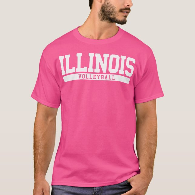 Camiseta Voleibol de Illinois (Anverso)