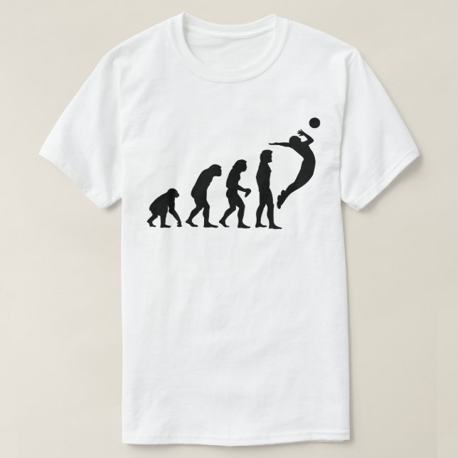 Camiseta Voleibol de la evolución (Diseño del anverso)