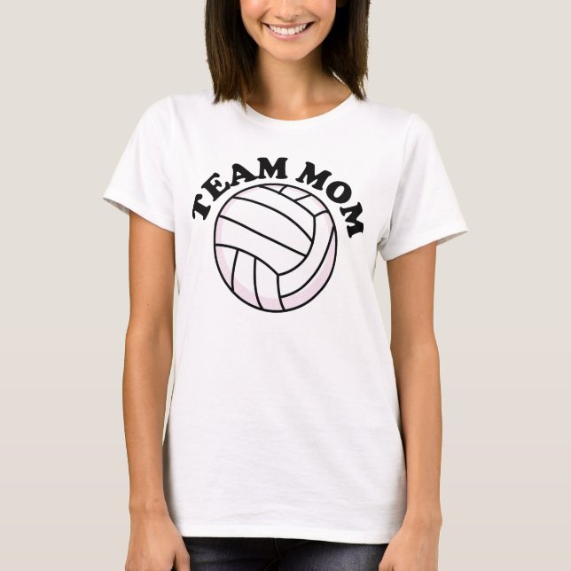 Camiseta Voleibol de la mamá del equipo (Anverso)