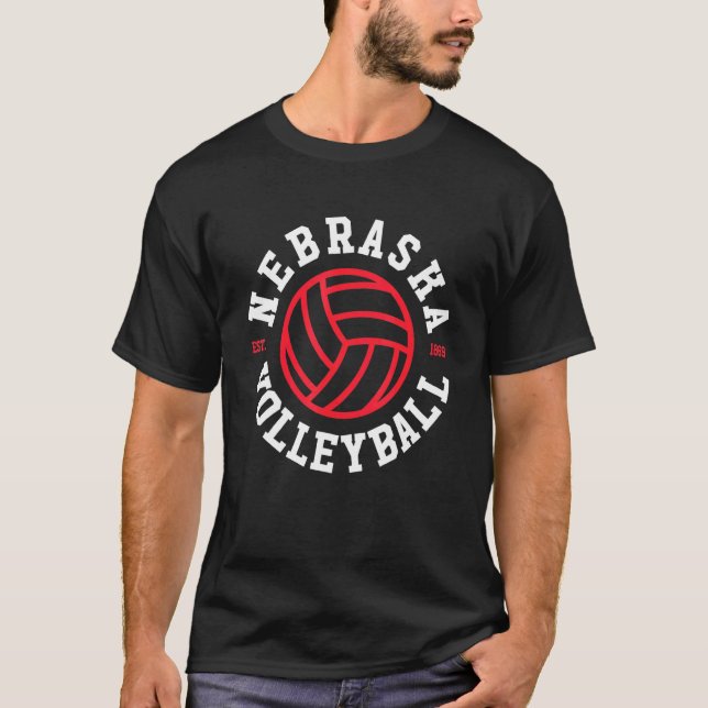 Camiseta Voleibol de Nebraska (Anverso)